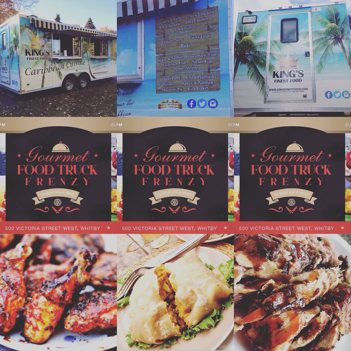 KingsFinestFood's tweet photo. Join us  on May 14&amp;15, Come take your taste buds on a vacation &amp; savour the taste of the Caribbean @FoodFrenzyWhitB https://t.co/teeztOjorh
