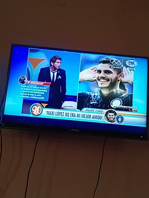 AugusDelgado's tweet photo. Mirando #90MinutosFOX.. #Icardi terrible sin codigos! https://t.co/WKAeIBGOO5