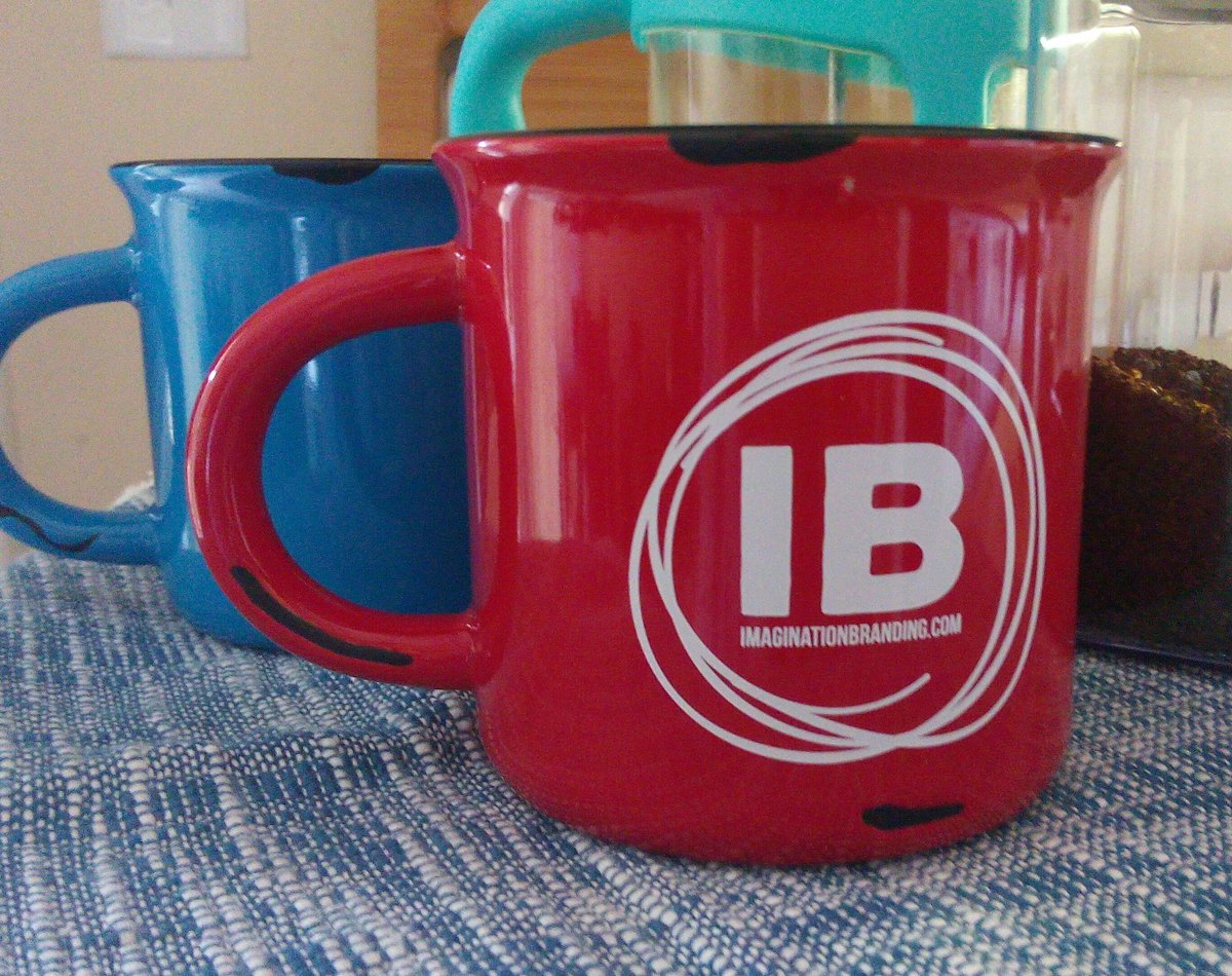 IB_MaryAnnW's tweet photo. @ImagineBranding I am loving these new I.B. mugs! The perfect way to start #MugMonday https://t.co/R8ujA7E6yy