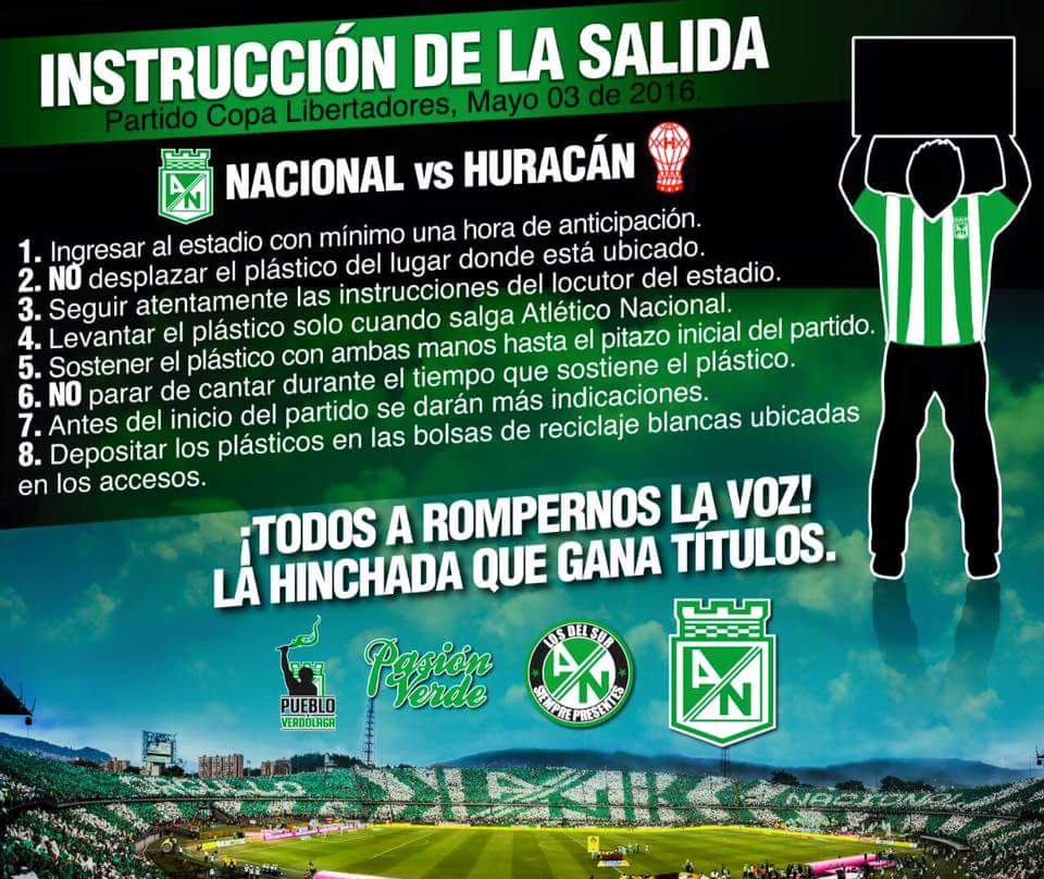 Lds_UDEA's tweet photo. Un nuevo tifo. Sigamos las instrucciones. https://t.co/RHzyDRUuaY