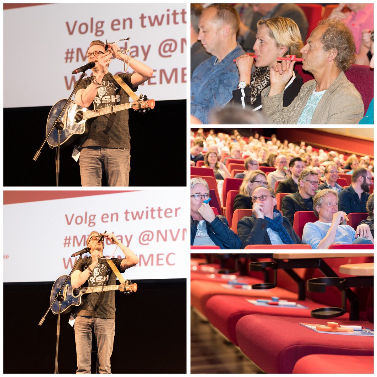 RogerKerry1's tweet photo. Teaching Dutch physios how to play a kazoo. They were naturals. Of course. #MT2day #NVMT https://t.co/HZWPW0mkbj