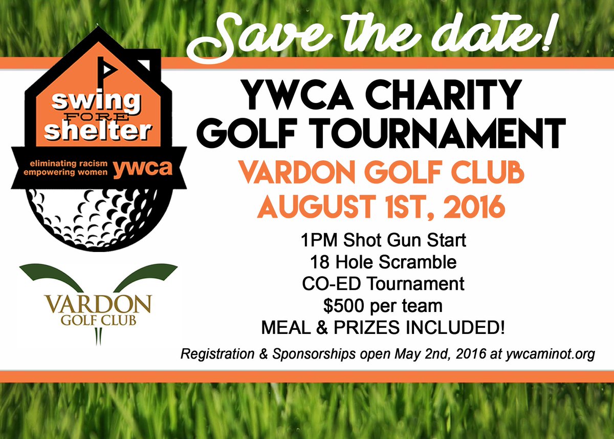 Golf Team registrations now OPEN! Limited space available! ywcaminot.org/store/c12/Golf…