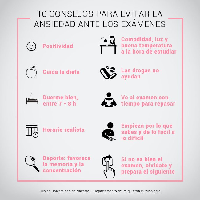 ClinicaNavarra's tweet photo. Cómo preparar los exámenes y no morir en el intento https://t.co/t0ialt2l0k https://t.co/2GSW24so8v