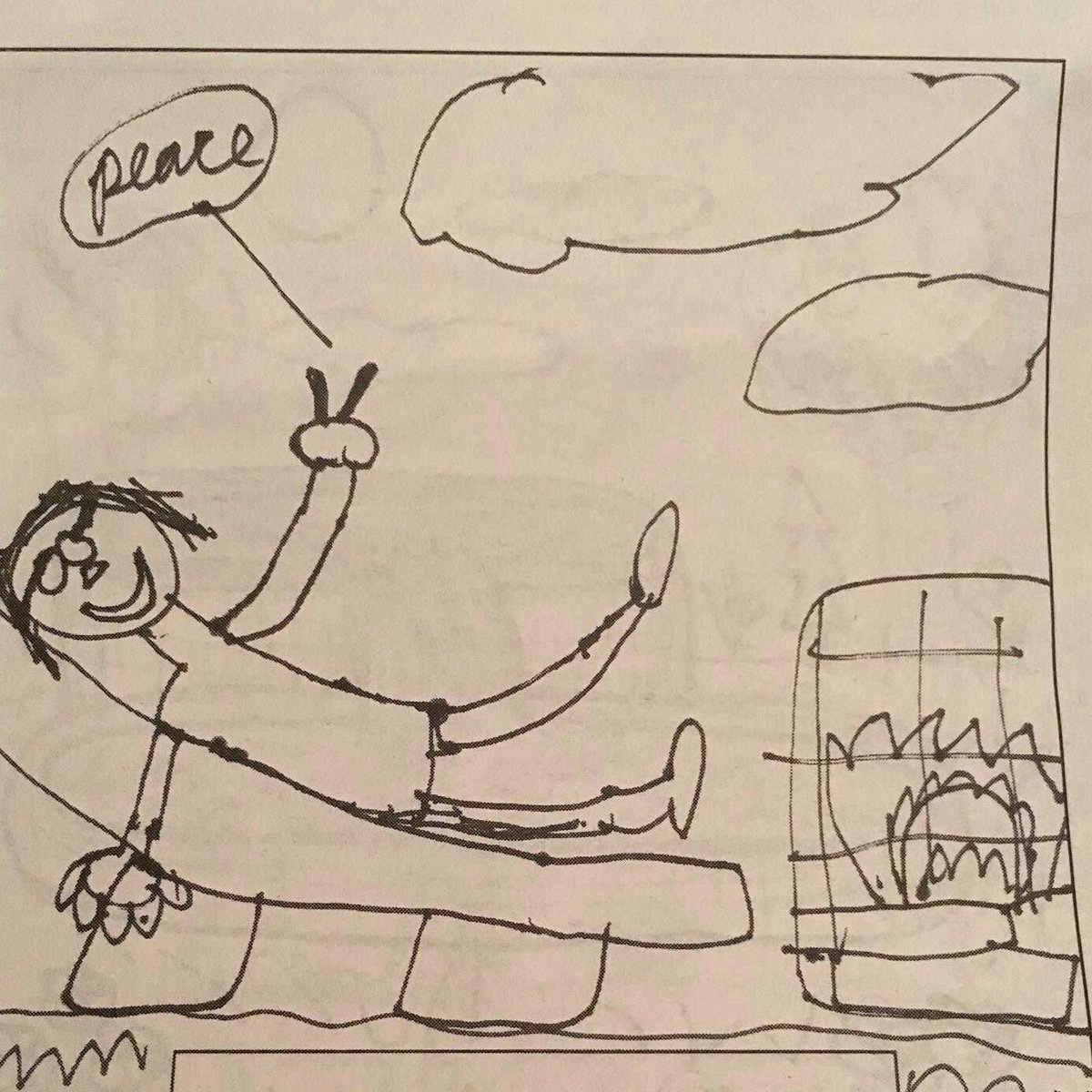 Popestreetwines's tweet photo. #grinnellpavers #FIREPITTING #FIREPITS ***DRAWN BY MY NEPHEW FOR FAVORITE BACKYARD ACTIVITY SCHOOL ASSIGNMENT** https://t.co/Tkot38RVbQ
