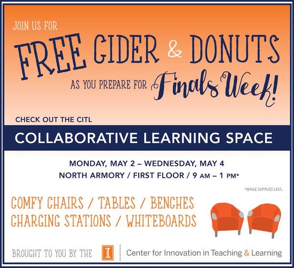 QuadOskee's tweet photo. You had me at "FREE" @CITLIllinois! Thanks! #tailshake #finals #ILLINOIS https://t.co/5g2p8sn4FZ