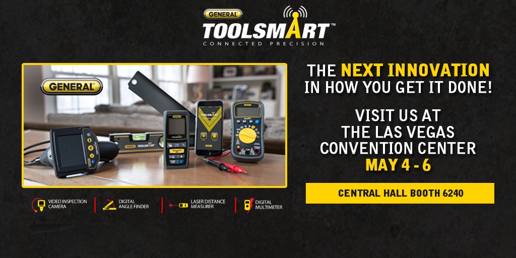 GeneralToolsNYC's tweet image. Check out General&apos;s #ToolSmart! @NHS_Show Las Vegas Convention Cntr May 4-6 #NHShow #NHS2016 Booth #6240