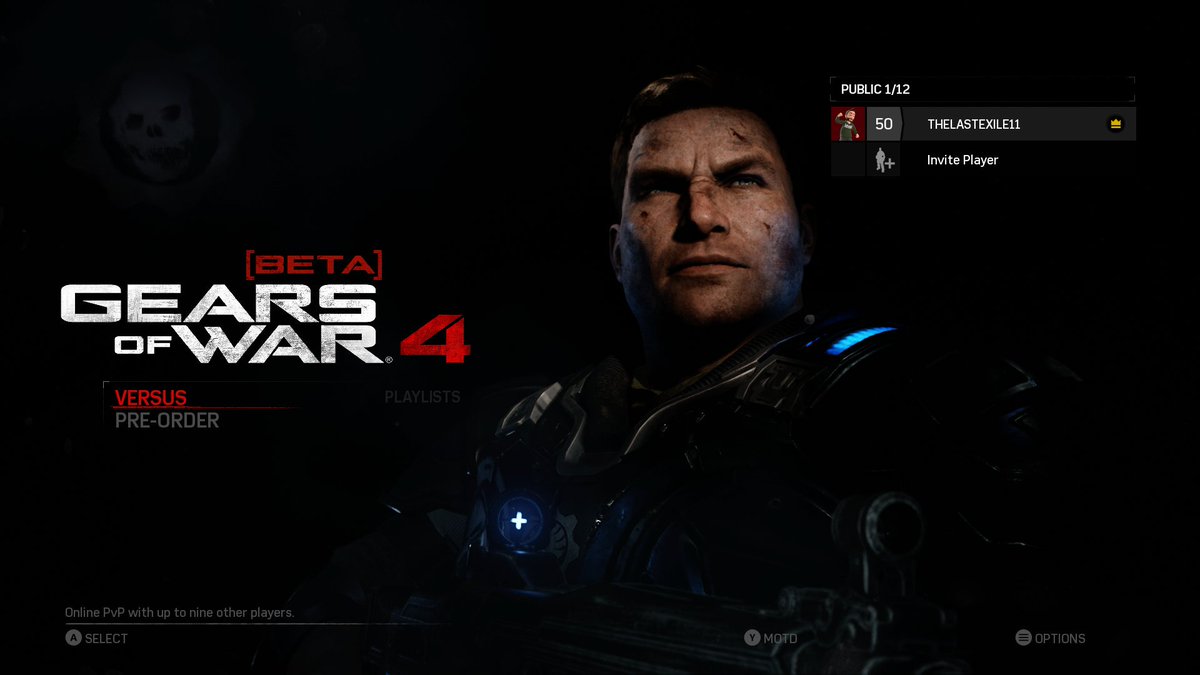 docharmacist's tweet photo. Stoked I hit lvl 50 in the #GearsofWar4Beta! Thank you @GearsofWar for the awesome beta! Oct can't come soon enough! https://t.co/zlB0ld98zu