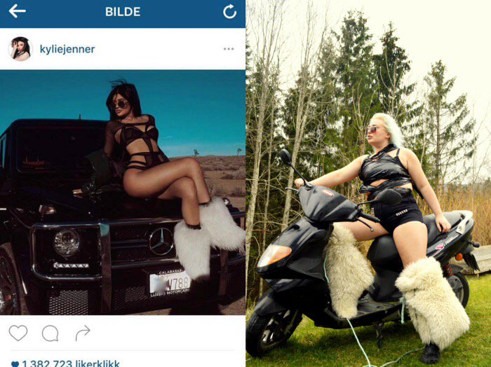 Juliafrika's tweet photo. @KylieJenner vs meg. Innlegg rundt dette på bloggen. #prettygurls #timetoshavesomelegs https://t.co/kNFAjyzYvx