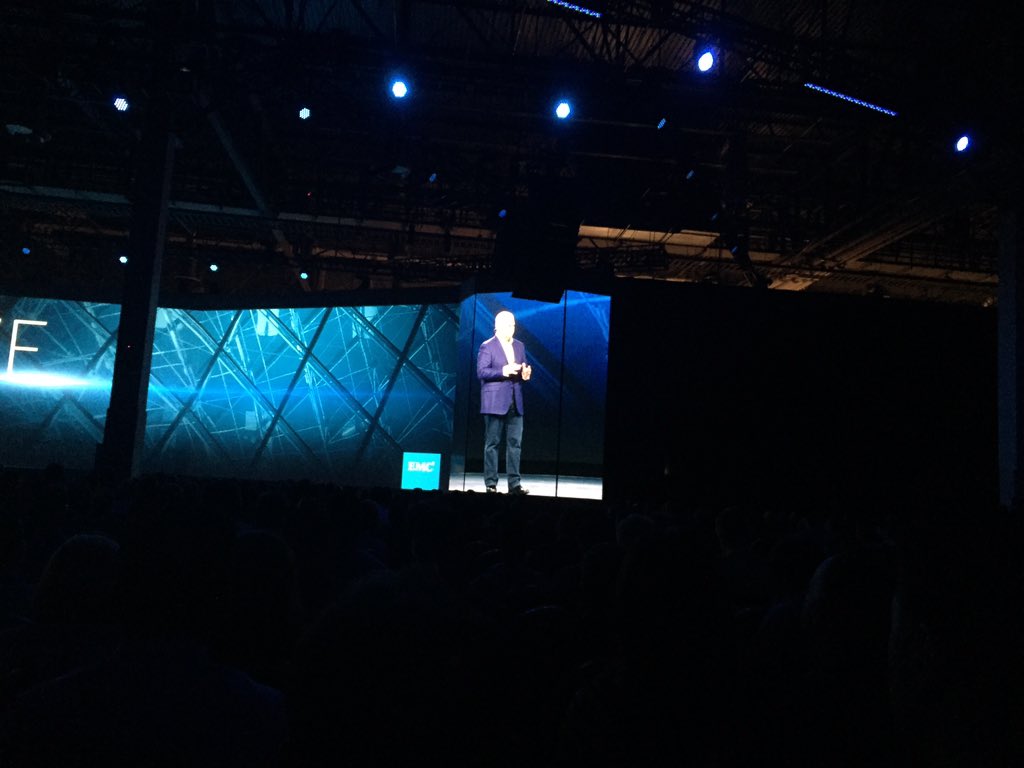 cflaesch's tweet photo. Joe Tucci makes the point that this will be his last #EMCWORLD https://t.co/mdY1UyLB4c