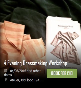 letstryarts's tweet photo. Love #Dressmaking? Try our 4 evening Dressmaking workshop with Heather Haskins Book Now https://t.co/Ophhjrwl28 https://t.co/0frnBNyYh3