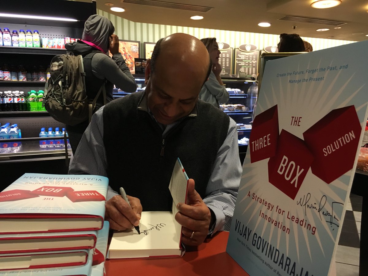 Vijay Govindarajan On Twitter Book Signing For 3boxsolution At