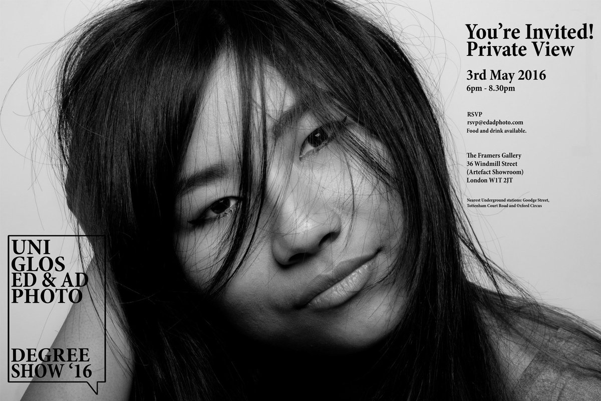 tessaholmes's tweet photo. Hey @hellolove Hope to see you at our Degree Show opening tomorrow! Would be great to meet you! @edandadphoto16 https://t.co/gZlNmIOxEC