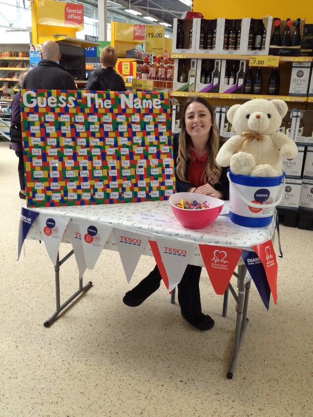 Name that bear as it travels across stores. In Haverhill today.