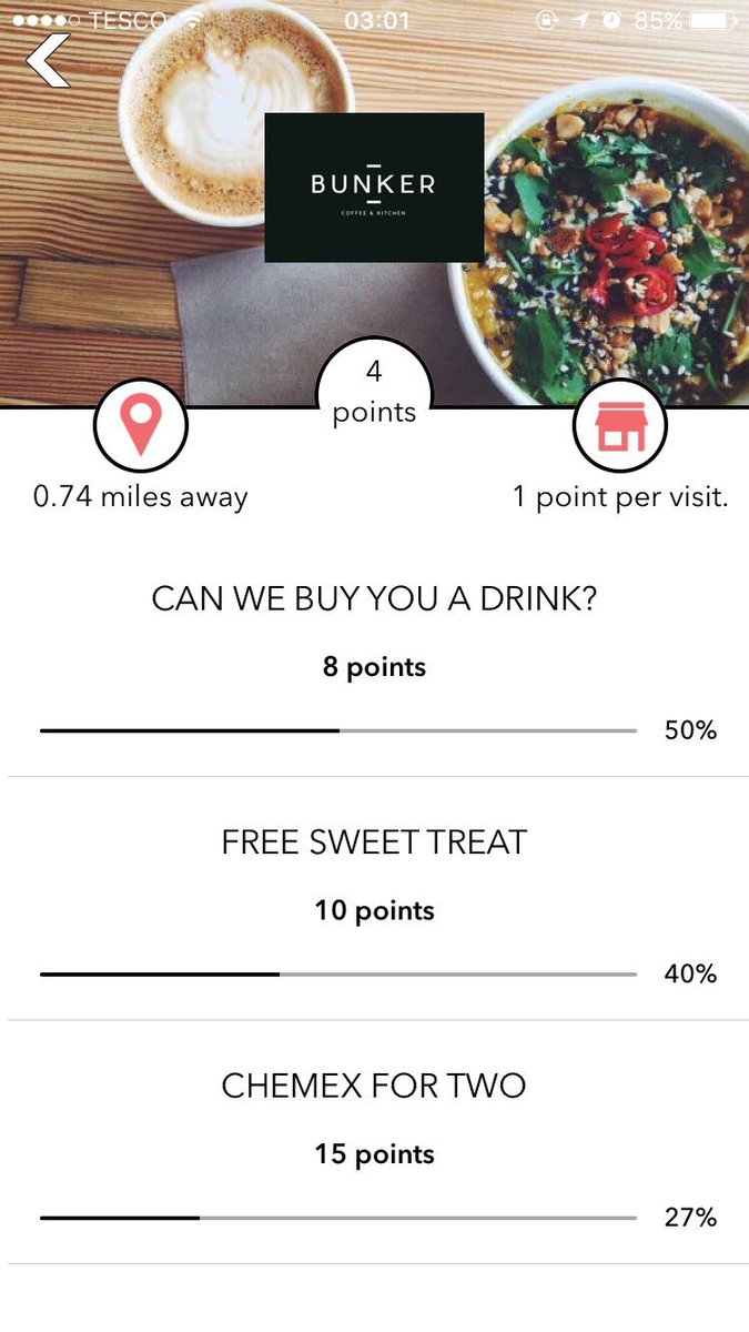 SpreeTree's tweet photo. Beautiful rewards to be earned at @BunkerCoffeeNCL with our FREE iOS app! π #SpreeTree #healthyrewards #loyalty https://t.co/4Q8Twao2A5