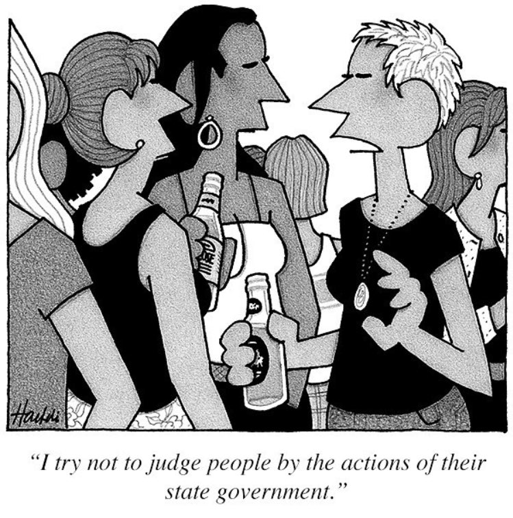 FreebaseAmerica's tweet photo. I am not my government. #freedombased via .@newyorker https://t.co/qfyg5TG5H8