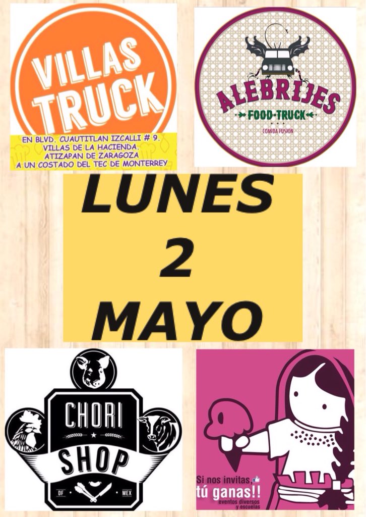 Lunes!
Cochinita hotdogs  baguette de arrachera aguas paletas a un costado del <a href="/ITESMCEM/">Tec Estado de México</a> <a href="/Chorishopmx/">Chorishop</a> <a href="/AlebrijesFT/">Alebrijes Ft</a>