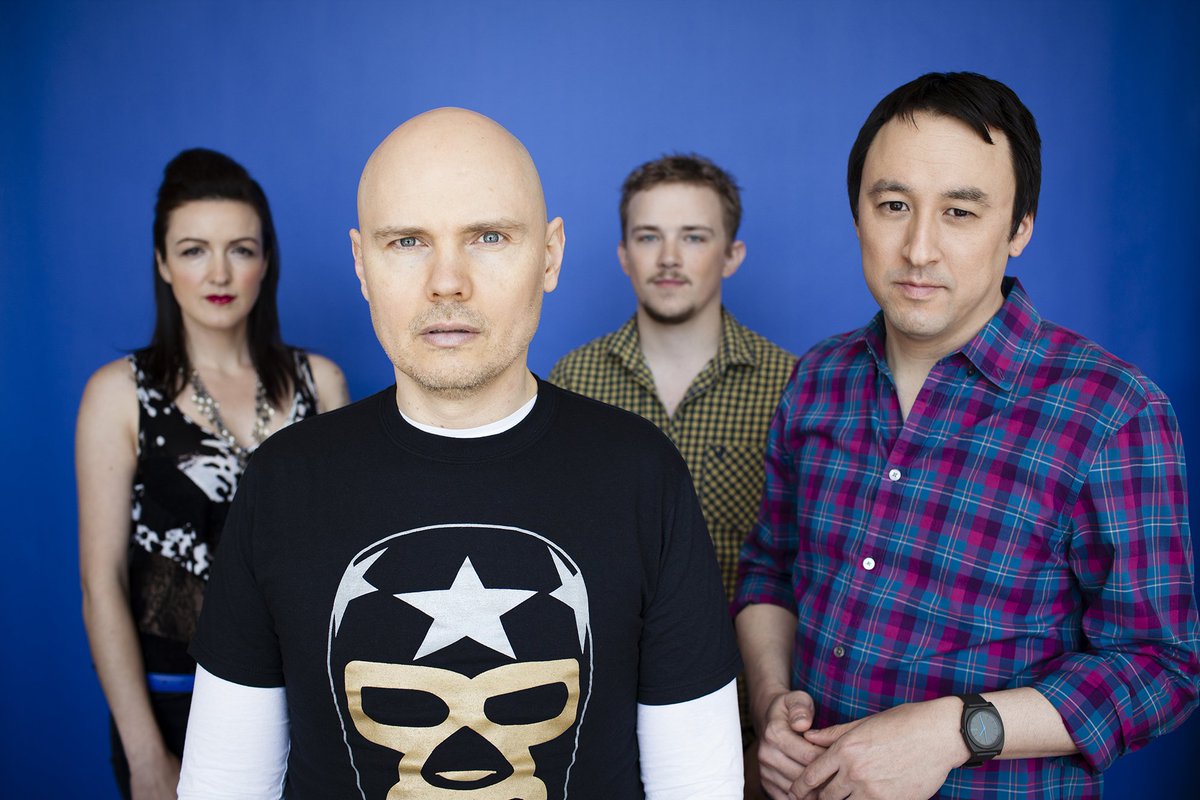 PureVolume's tweet photo. WATCH: Don't jump on-stage during a @SmashingPumpkin show or else this is what happens https://t.co/vqO5AhvcZY https://t.co/xvfkK5wWqZ