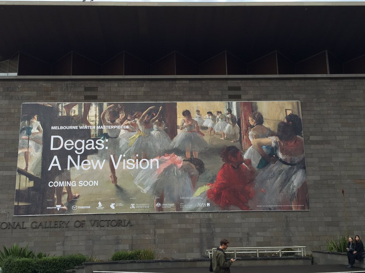PierinaAlessio's tweet photo. @Copperfieldco Next excursion planned! #VCEstudioart #Ngv #Degas #ballerinas https://t.co/YzsmXonHuk