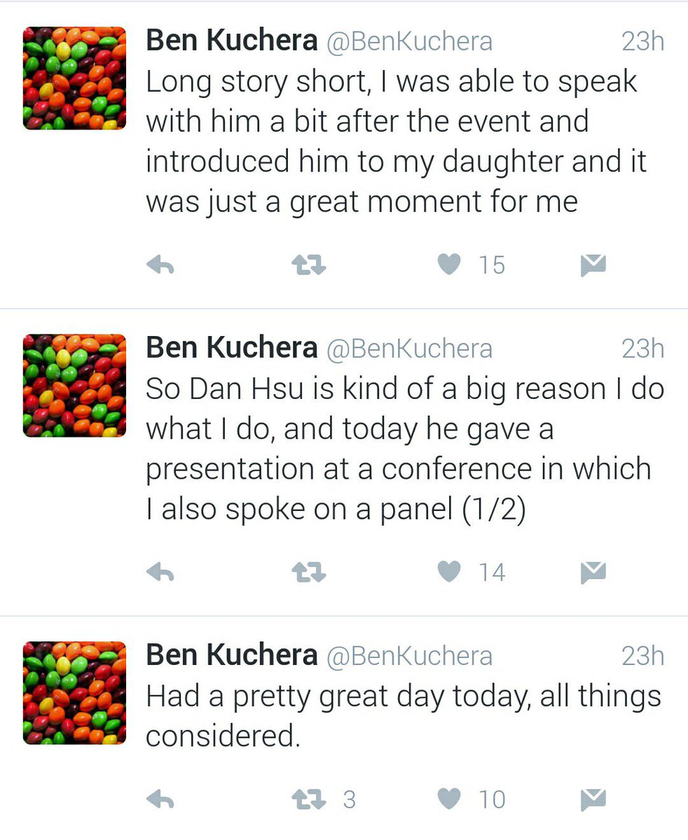 GeorgeVLandon's tweet photo. One more reason for #Vector16
Thanks @DanShoeHsu and @BenKuchera for being a part of it! https://t.co/bjuOkHKcSX