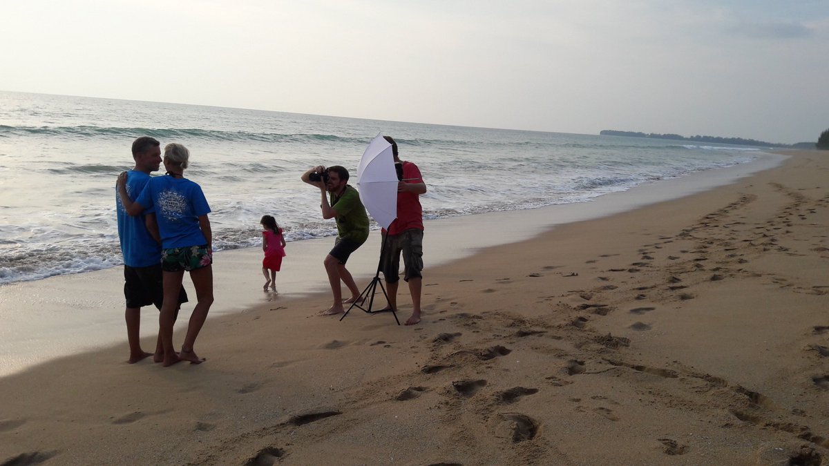 Shark_Guardian's tweet photo. Fun afternoon at the beach with models from @wickeddiving #Khao lak ready for our new catalogue.  Thx @KhaoLak813 https://t.co/bwa6Xu5QBJ