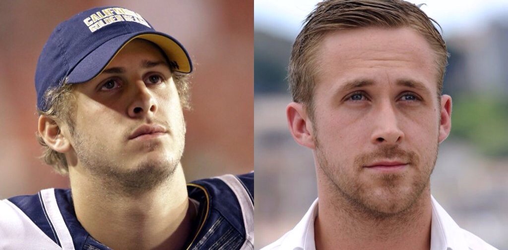 Image result for Ryan Gosling Jared Goff