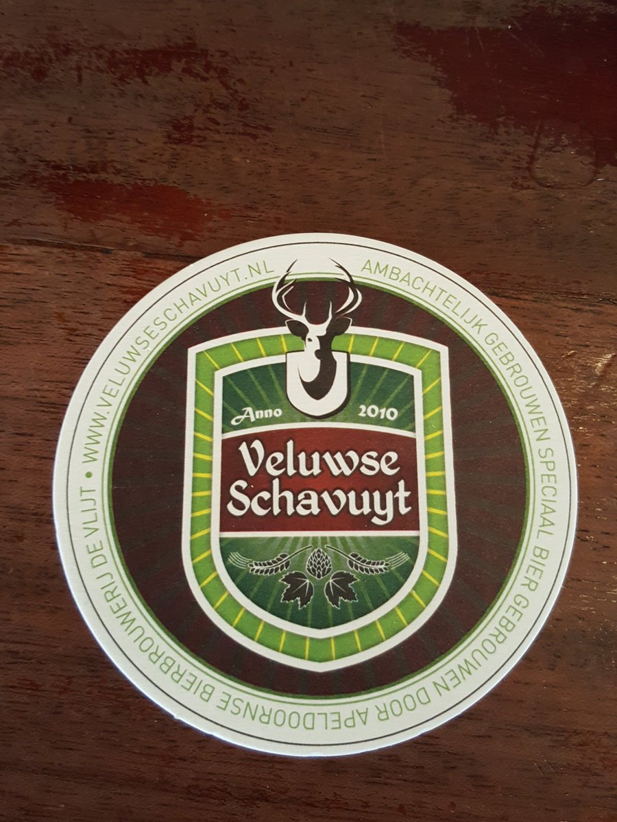Vanaf 6 mei de Amsterdamse primeur <a href="/VeluwseSchavuyt/">Veluwse Schavuyt</a>  IPA in cafe onder de ooievaar Amsterdam!