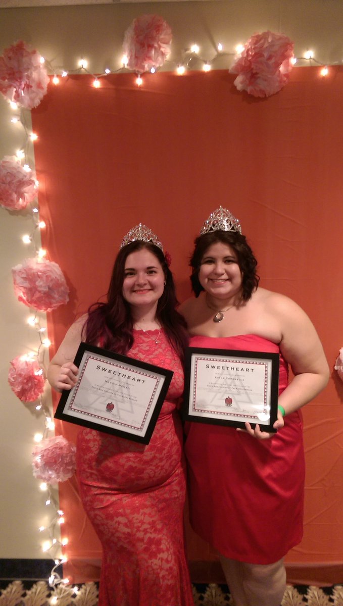 Let us just tell ya about our 2016 Sweethearts! Congrats to Maggie and Kayla! #IAMTKE #TKESweethearts