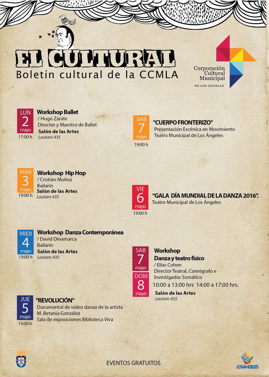 davidinamarca's tweet photo. Celebra la semana de la danza en @ccmlosangeles todas las actividades gratuitas #ccmla #danza #dance #losangeles https://t.co/guzobJGp97