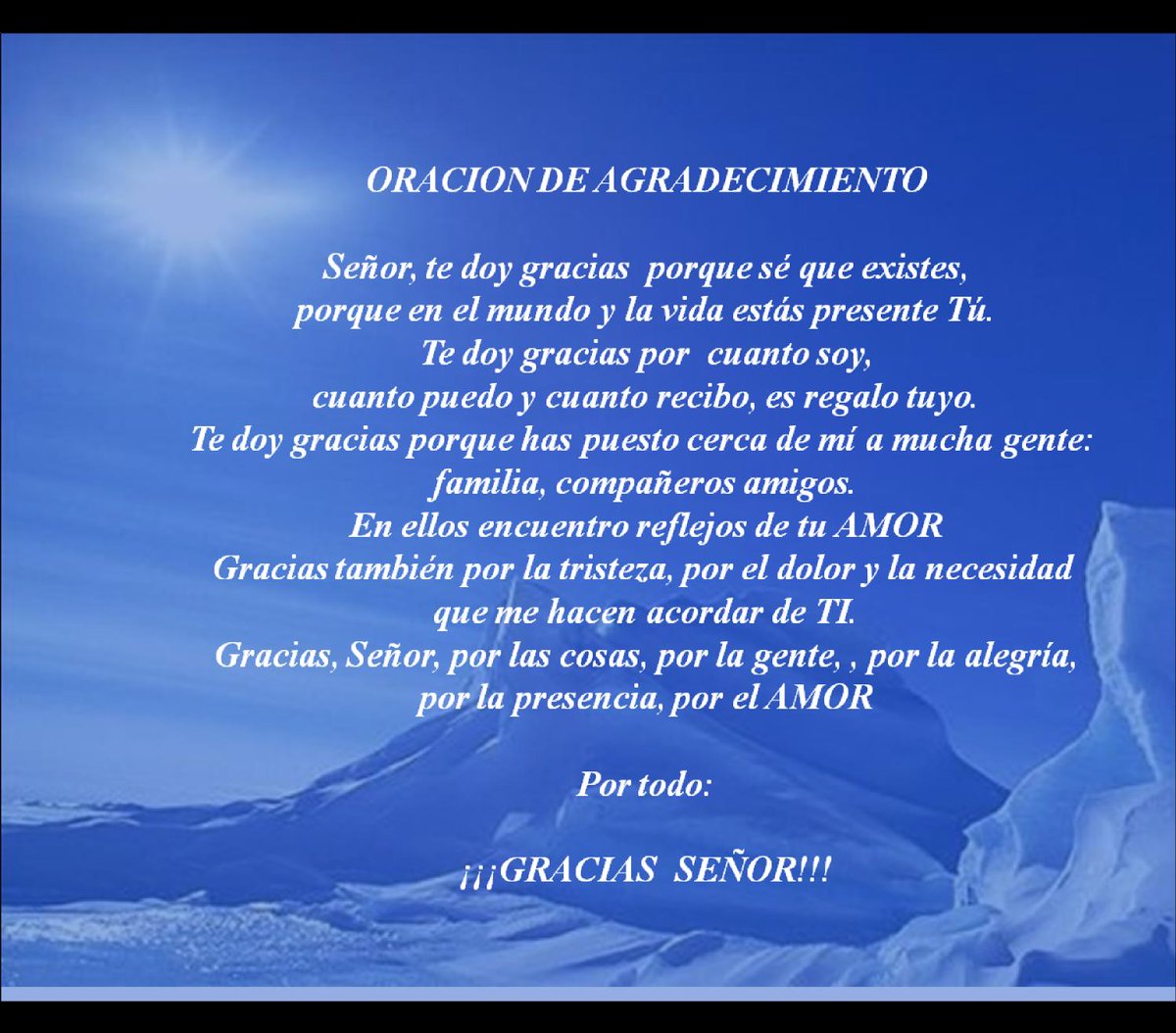 catolicossanto1's tweet photo. Agradezcamos a Dios una vez que recibamos esa gracia o petición que tanto necesitamos: Trabajo, Salud, etc... https://t.co/jTj2NGx93y