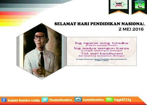 Sejatinya pendidikan ada bukan untuk mendapat gelar semata, tapi ia ada agar manusia berkahlaq mulia dan bermoral.