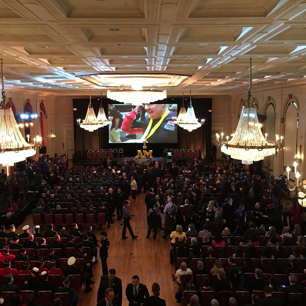 NaelingC's tweet photo. Awaiting the launch of #Invictus 2017. Standing room only. https://t.co/JPAa50CcTL