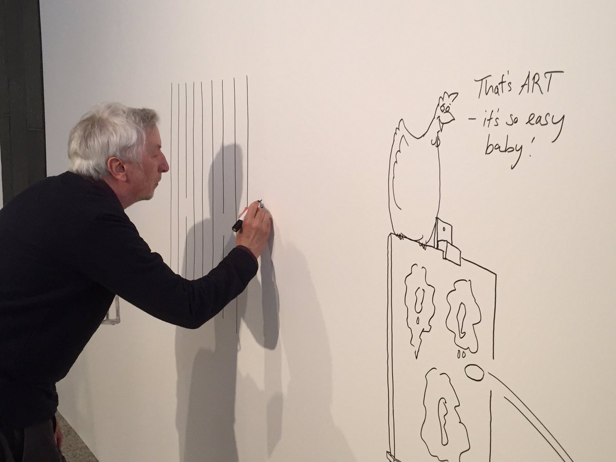 krikreu's tweet photo. Das ist nah dran: Letzte Arbeiten von #PeterGaymann in #Bayreuth. Ausstellung ab Mittwoch #ReiffürsMuseum #franken https://t.co/vSodN6mwzi