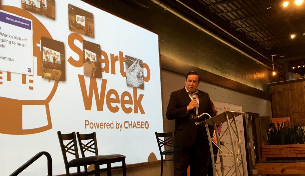 ChaseforBiz's tweet image. &quot;Columbus is a place where people come to build their dreams&quot; -@MayorGinther #CMHStartupWeek #ChaseBasecamp