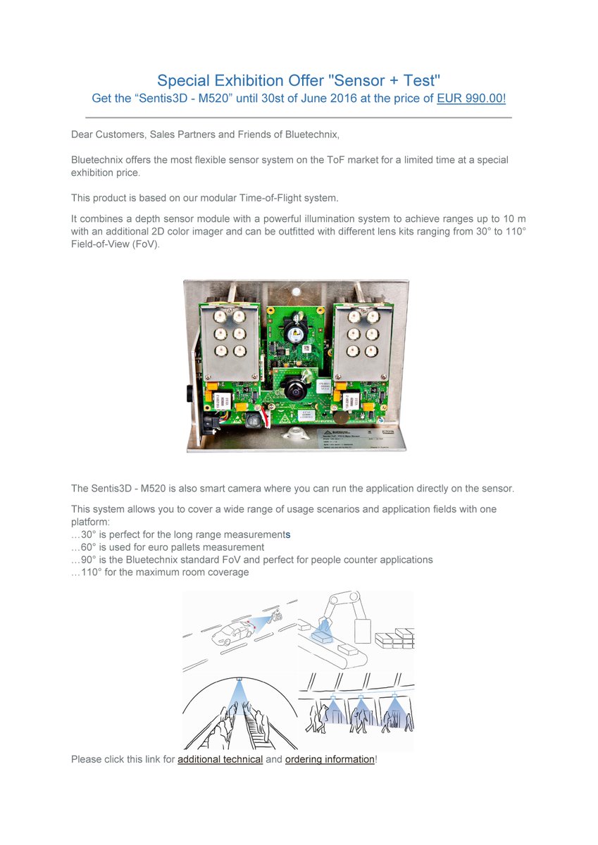 BECOM_Group's tweet image. Get a special #sensorplustest deal for the brand new Sentis3D-M520 #depthsensing