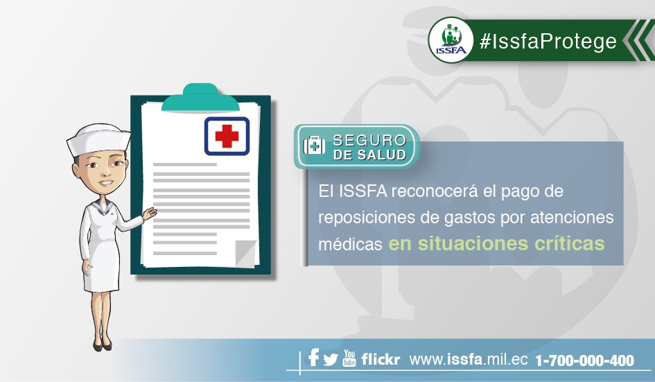 ISSFA_ECUADOR's tweet photo. #FelizLunes deseamos un excelente inicio de semana recuerde #IssfaProtege mediante Seg.Salud https://t.co/RrQGFvJ3A8 https://t.co/qefkatO6Y8