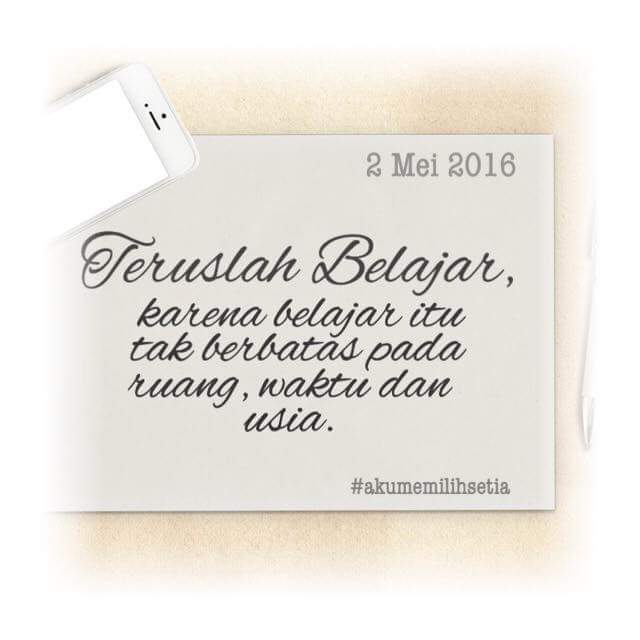 ayomondok's tweet photo. Sikap mau belajar = warisan #BudayaNusantara Teruslah belajar krn belajar itu tidak terbatas pd ruang, waktu &amp; usia https://t.co/pSMMONrGpY