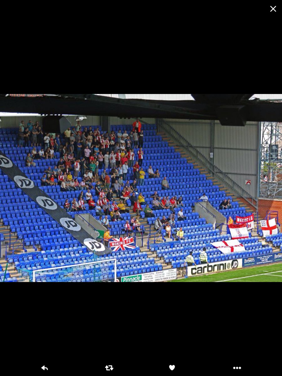 FL72awaydays's tweet photo. One for @wokingfc #wfc #wokingfc
Fans at Grimsby 
Fans at tranmere 
Fans at Chester https://t.co/ZuJWNTCWAG