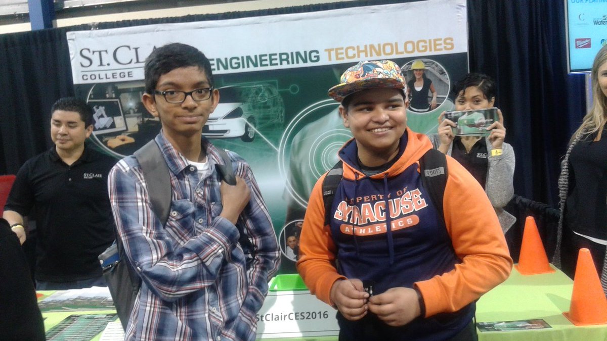 rup374rtms16's tweet photo. Visiting st.clair college booth at skills ontario! #stclairCES2016 https://t.co/7wis1yF1yM