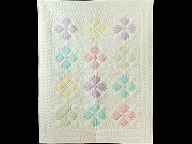 New Crib Quilt For Sale: amishcountrylanes.com/Pages/wh7598.s… #BearsPaw #amishquilt #amish #pastel #handmade #cribquilt #quilt