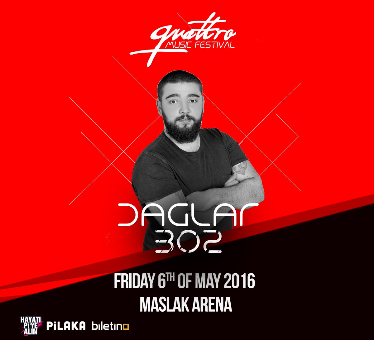 PilakaOrg's tweet photo. Quattro Music Festival Full Local Line-Up! #QuattroMusicFestival #BassjackersIstanbul Together we are! https://t.co/oNGNCELkrh