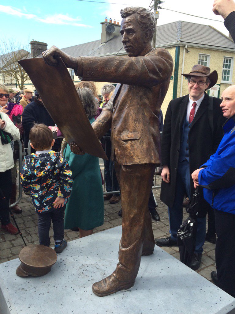 A very proud and historic day for Cloughjordan and parish. Well done to the organisers. #MacDonagh #1916 #proud