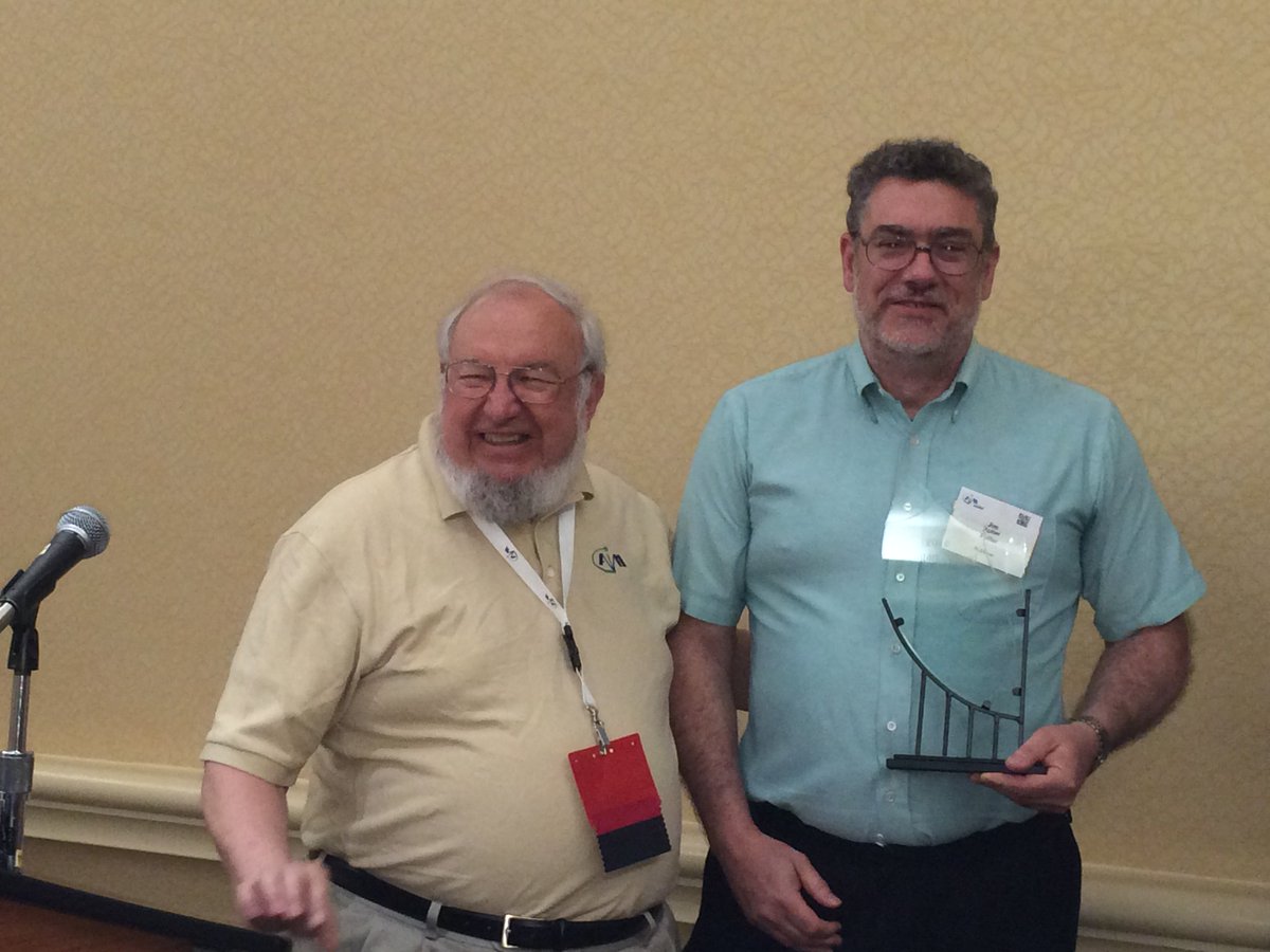 AIM_Inc_'s tweet photo. Congratulations to @FLEXcon's Jim Potter on winning the Allan Gillian Award! #AIMYAwards #AIMSummit https://t.co/89MkVNtrJx