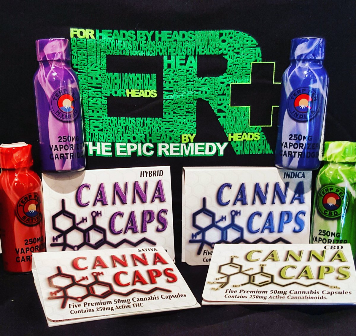 theepicremedy's tweet photo. We are fully stocked! @terppen #terppens and #cannacaps are available at #theepicremedy #ER #fhbh stop by today! https://t.co/Fl7wI5NtDS