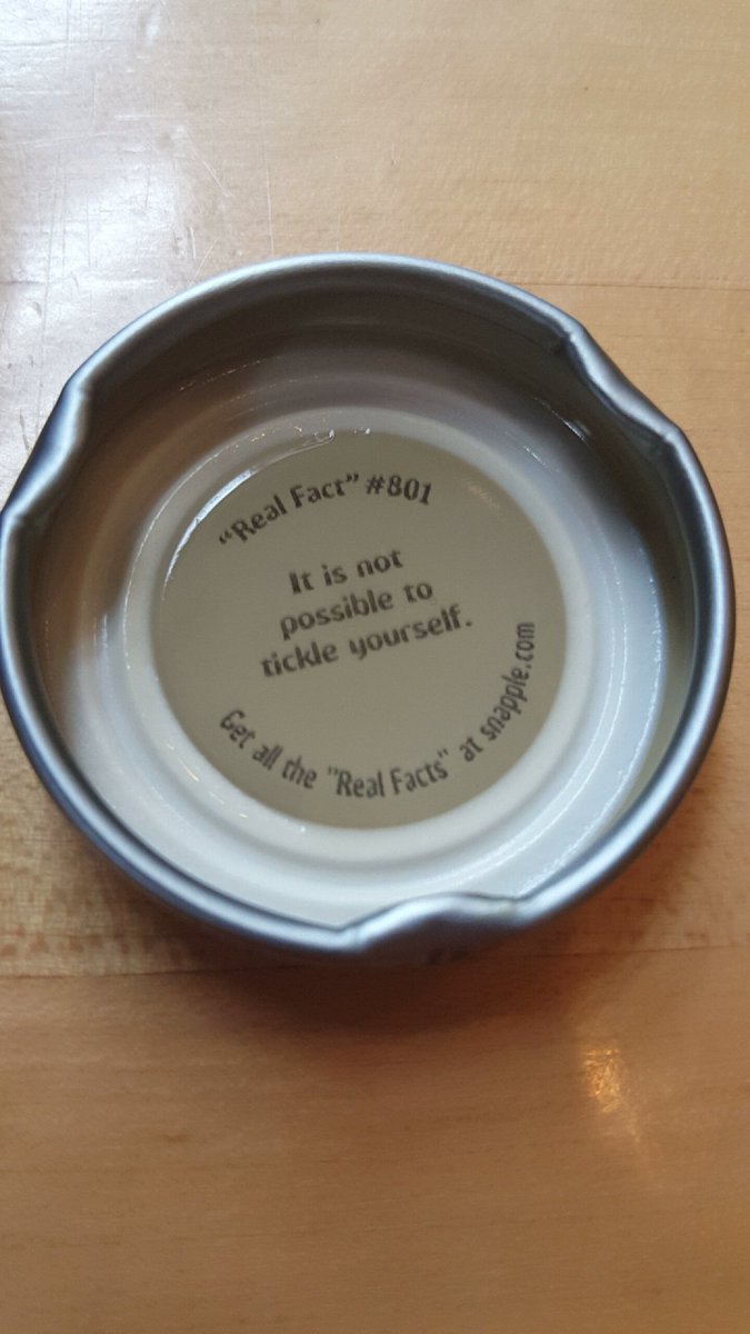 JennyB2be's tweet photo. I wanted a fact I DIDN'T know snapple... #SnappleFacts #RealFacts #DisappointingSnappleFacts https://t.co/eO3R4kKrMS