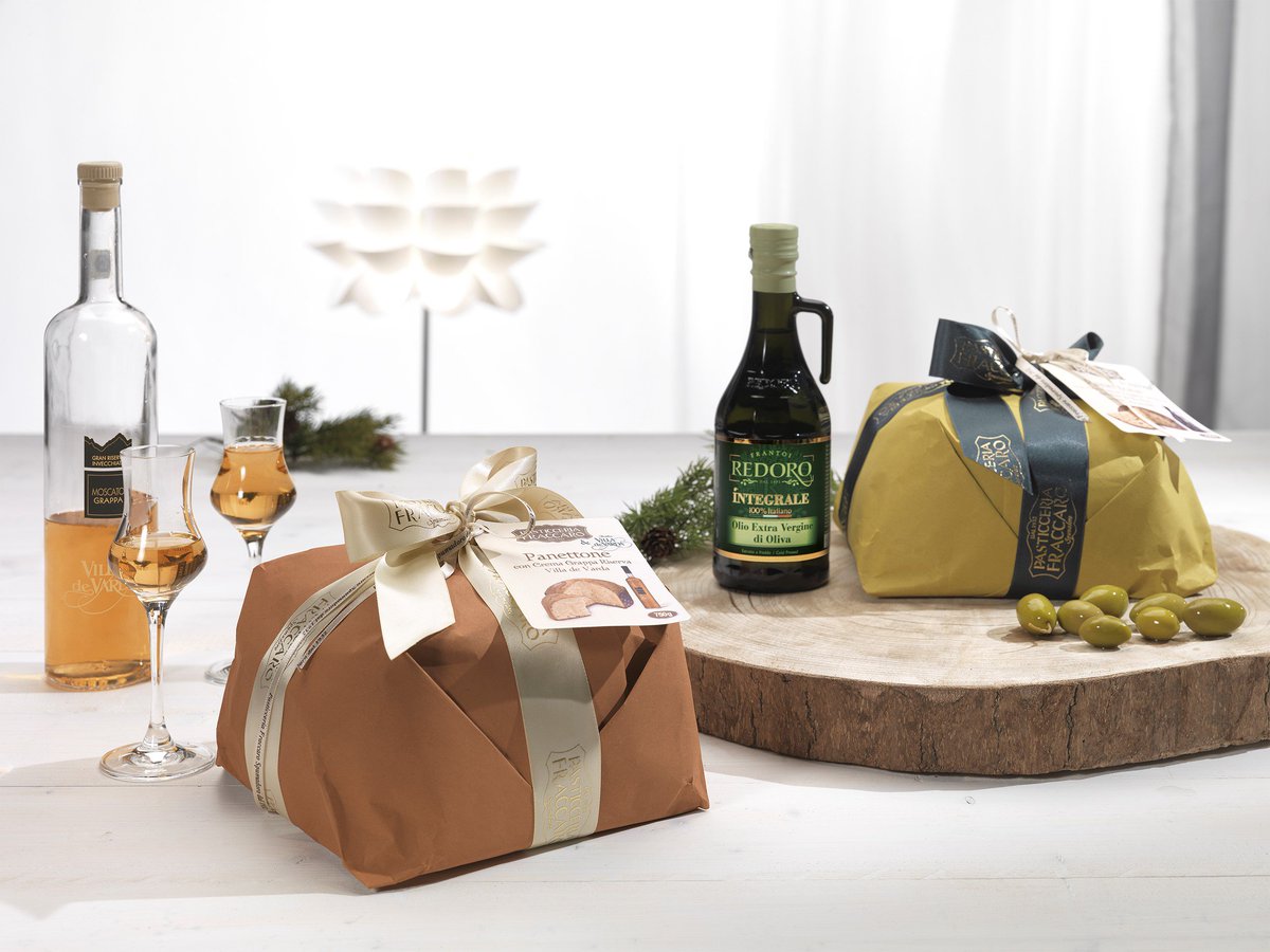 FraccaroS's tweet photo. A@CibusParma presenteremo:Panettone all’Olio Extra Vergine @Redoro_VR e Panettone alla Grappa Riserva @VillaDeVarda https://t.co/Yx4tlnynW9