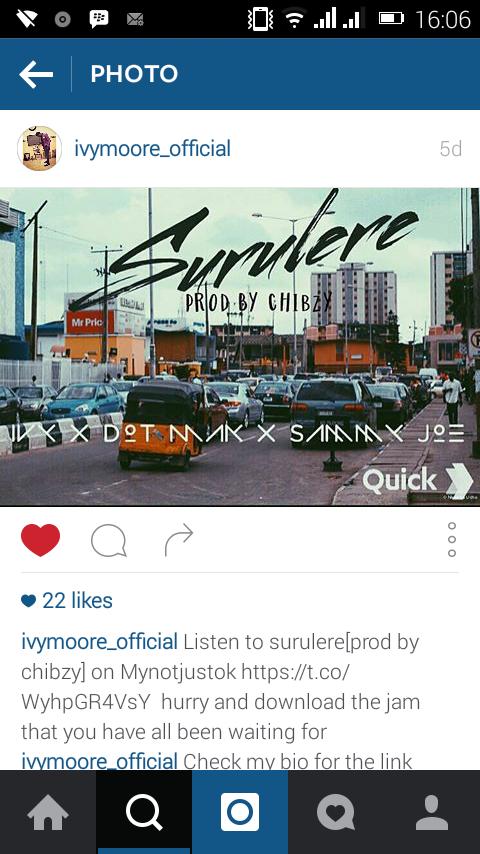 do_2n's tweet photo. Download surulere by me and @jaymooren8 and Sammy Joe... GOOD Music.... https://t.co/TYYhk1S0Cm @bigkas https://t.co/8lKEHJ7S3u