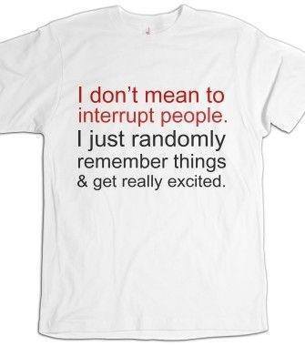 TheADHDSpeaker's tweet image. #interrupting #enthusiasm #excitement #ADHD