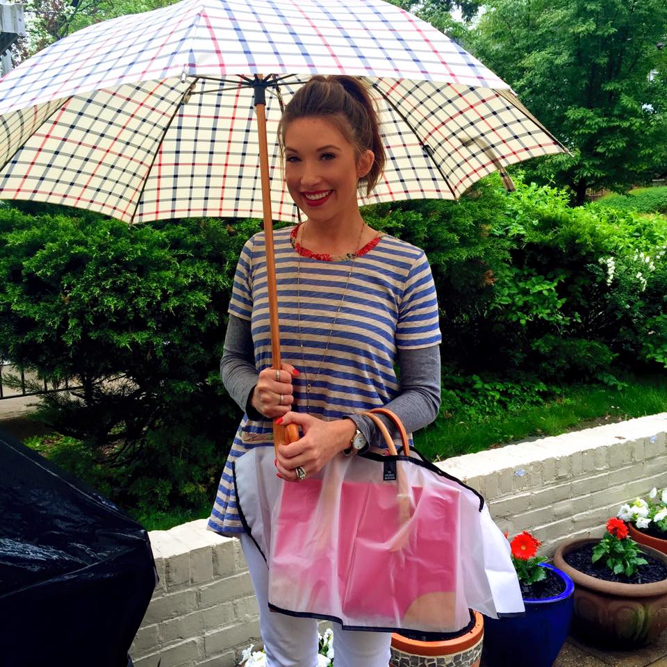 HandbagRaincoat's tweet photo. Less than 1 hour till we debut #HandbagRaincoat! See more from Courtney Cason: https://t.co/pGYYW3AkcX #LoveQVC #QVC https://t.co/Gx8ORrkQFP