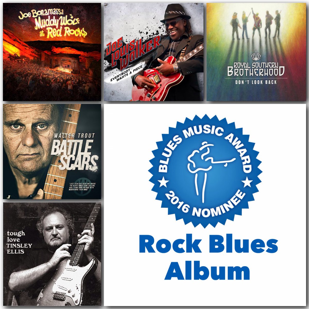 BluesFoundation's tweet photo. Congratulations to the 2016 Blues Music Award Nominees for Blues Rock Album of the Year! #2016BMA https://t.co/tX62INKRvr