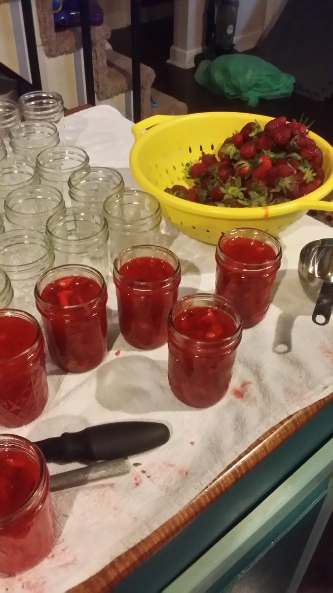 treebefree's tweet photo. This is happening today. #freshstrawberries #pattersonfarms #freezerjam https://t.co/WrVFh9VzDk